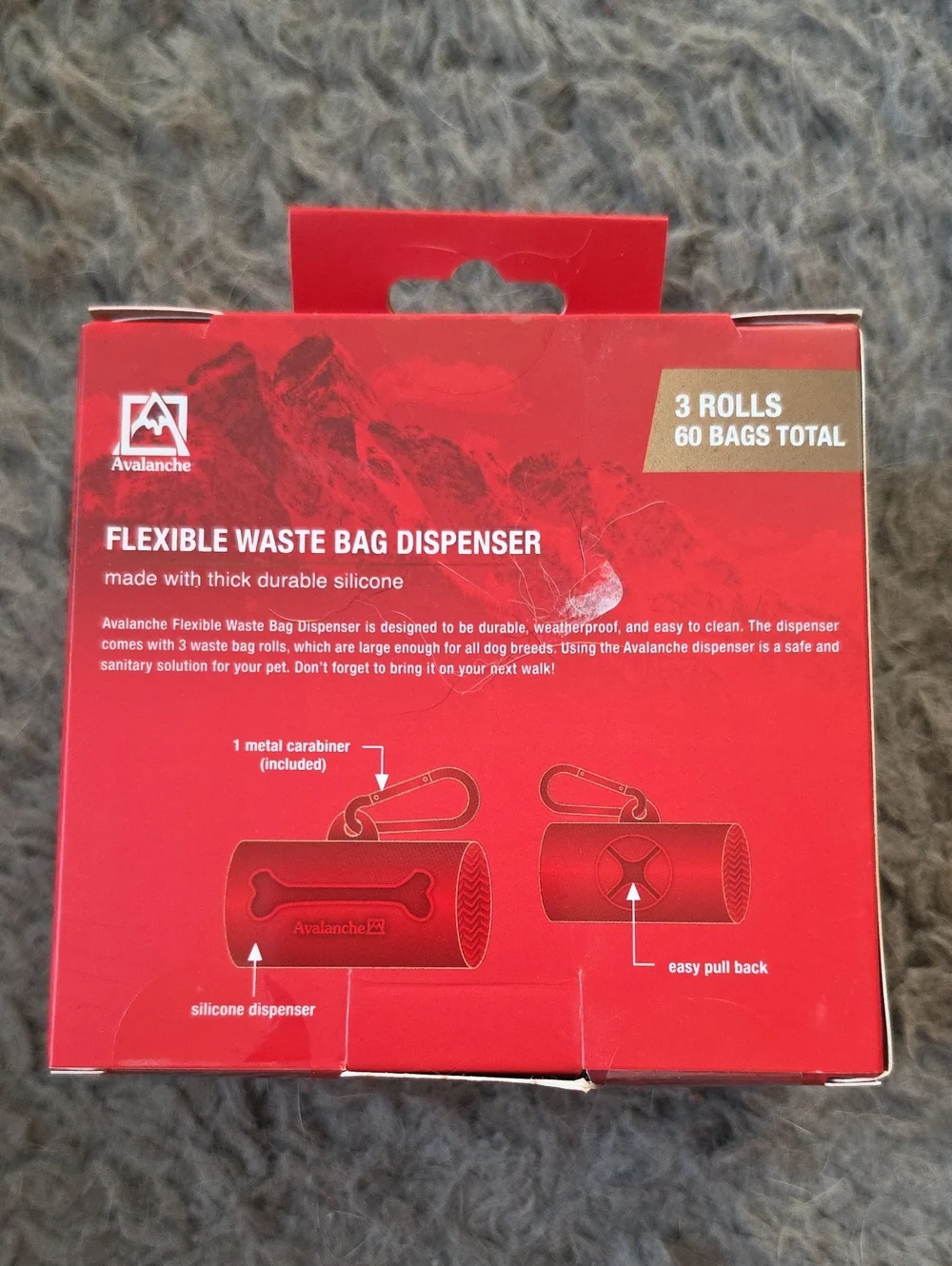 NIB Avalanche Pink Flexible Wate Dispenser